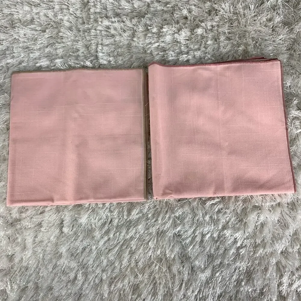Set Two Pink Napkins 18